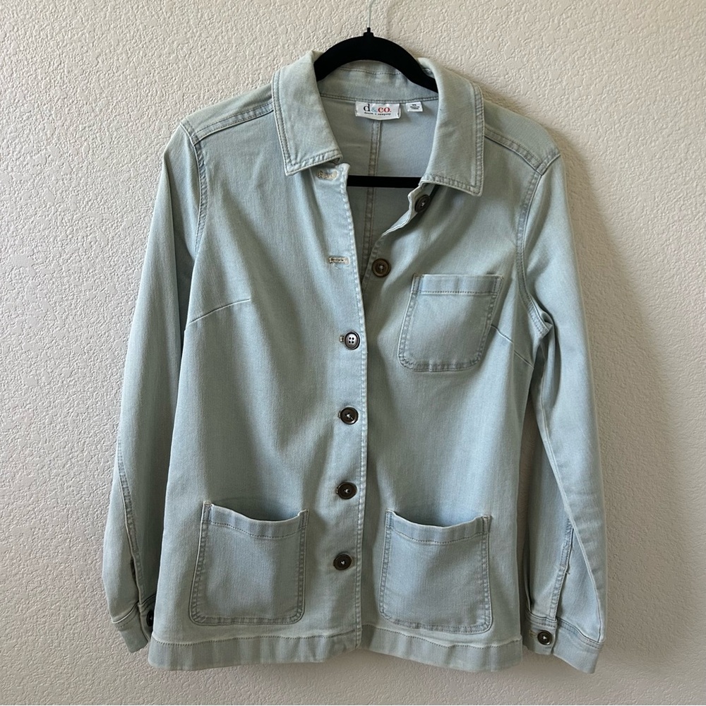 Coldwater Creek Soft Blue Jean Jacket
